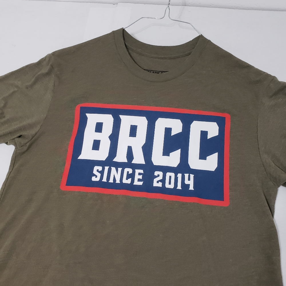 Black Rifle Coffee Company crewneck T-Shirt Men's medium olive green - Picture 2 of 7